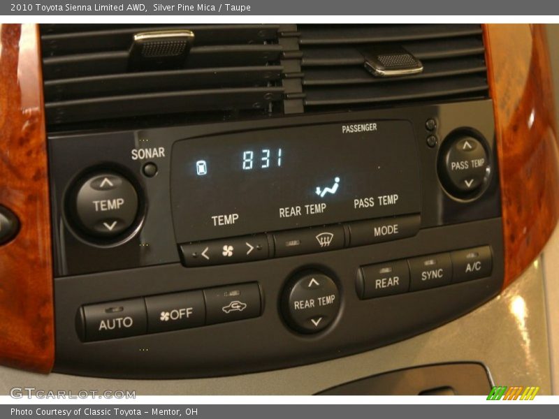 Silver Pine Mica / Taupe 2010 Toyota Sienna Limited AWD