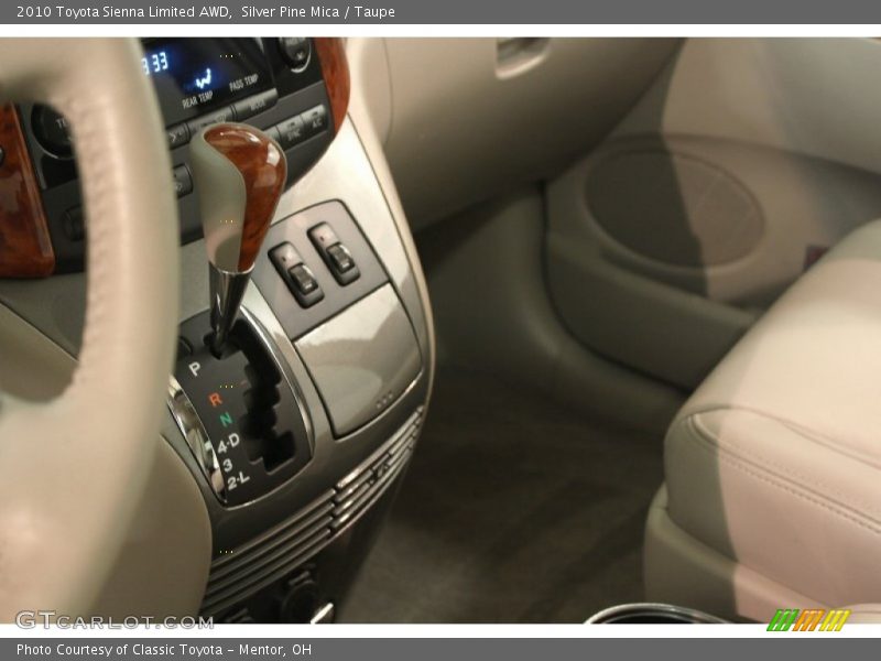 Silver Pine Mica / Taupe 2010 Toyota Sienna Limited AWD