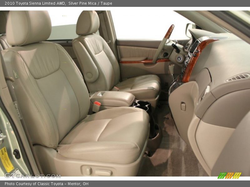 Silver Pine Mica / Taupe 2010 Toyota Sienna Limited AWD