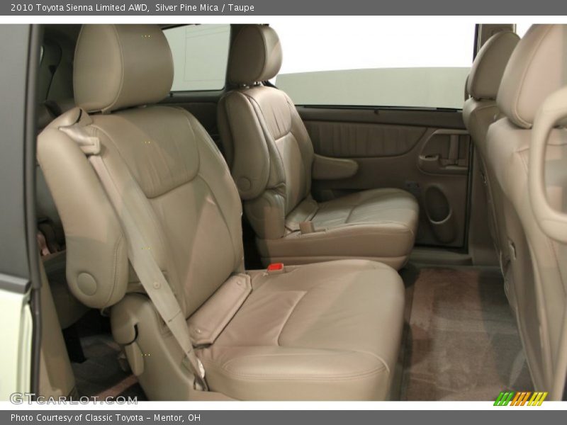 Silver Pine Mica / Taupe 2010 Toyota Sienna Limited AWD