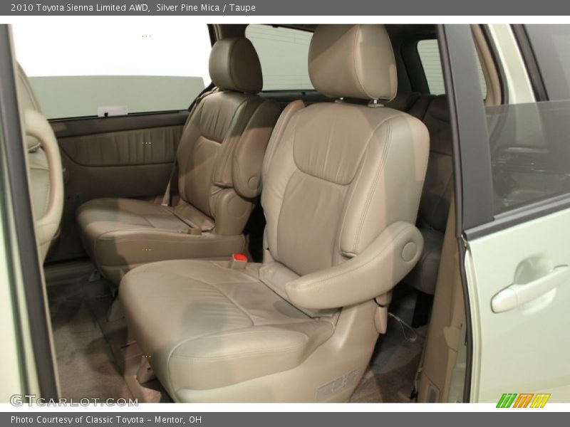 Silver Pine Mica / Taupe 2010 Toyota Sienna Limited AWD