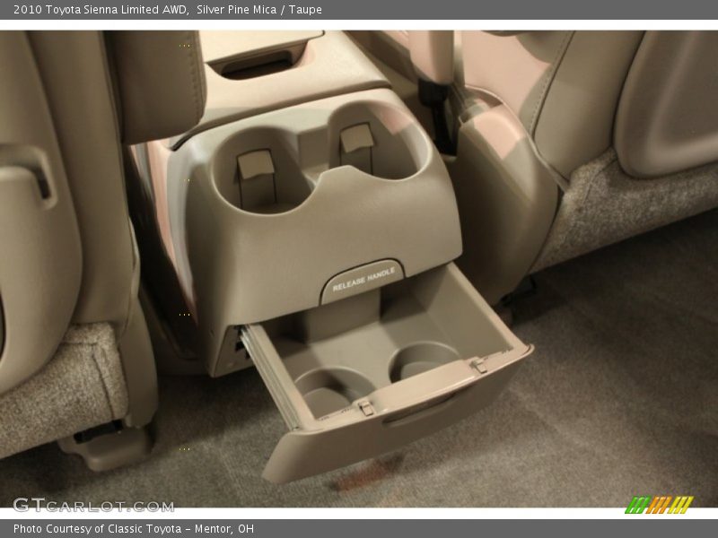 Silver Pine Mica / Taupe 2010 Toyota Sienna Limited AWD