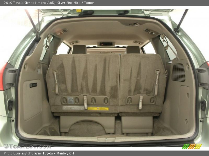 Silver Pine Mica / Taupe 2010 Toyota Sienna Limited AWD