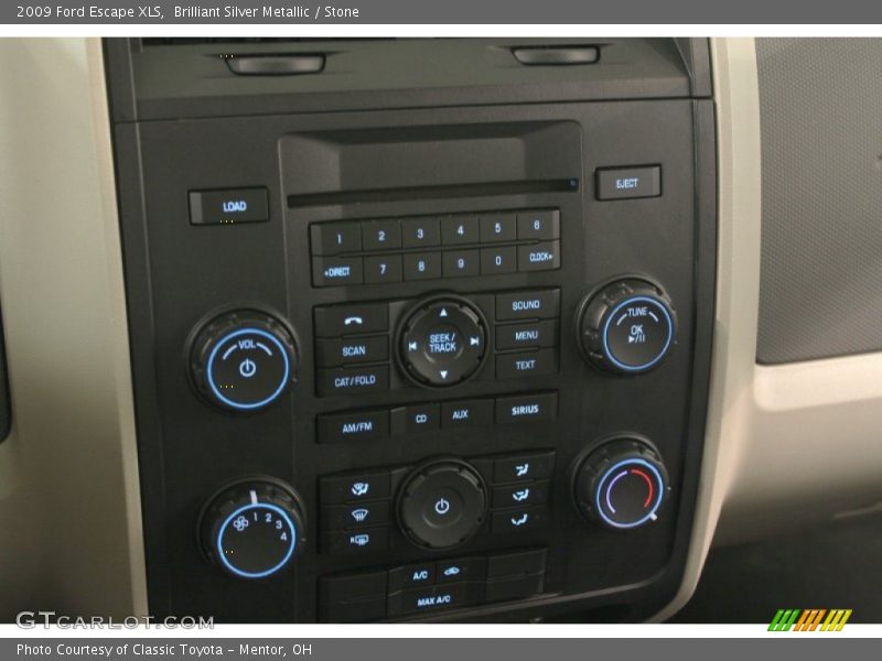 Brilliant Silver Metallic / Stone 2009 Ford Escape XLS