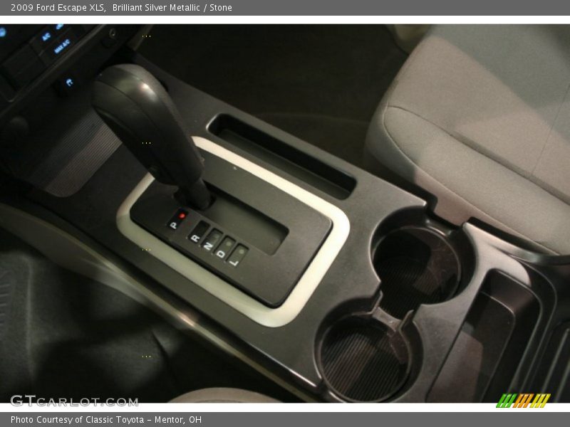 Brilliant Silver Metallic / Stone 2009 Ford Escape XLS