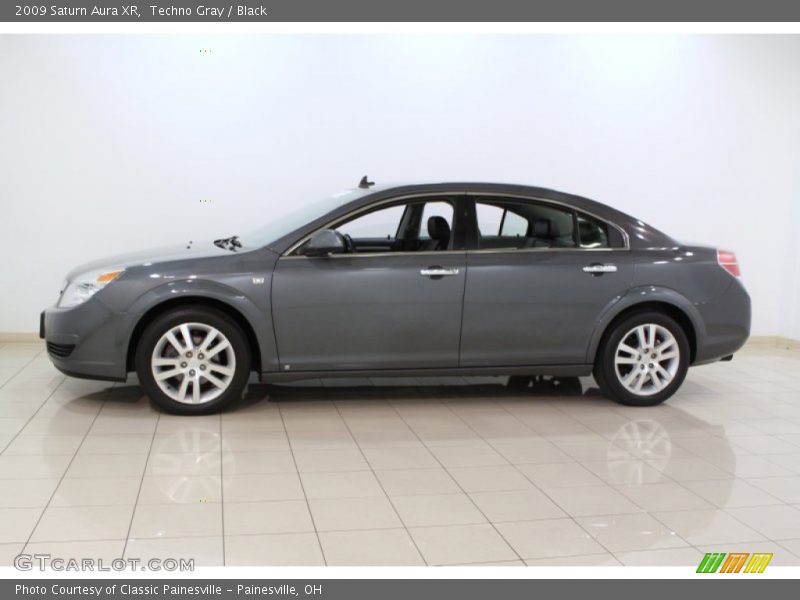 Techno Gray / Black 2009 Saturn Aura XR