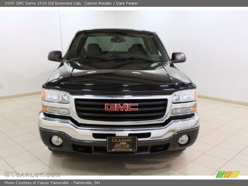 Carbon Metallic / Dark Pewter 2005 GMC Sierra 1500 SLE Extended Cab