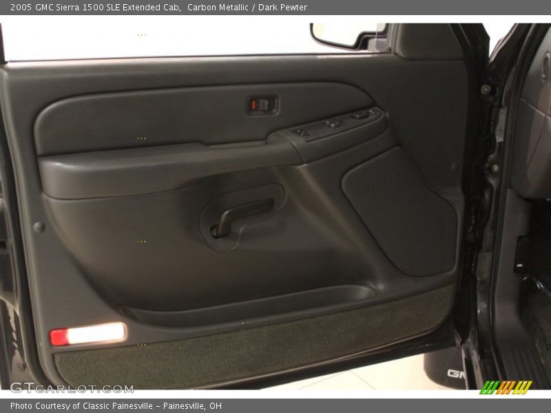Carbon Metallic / Dark Pewter 2005 GMC Sierra 1500 SLE Extended Cab