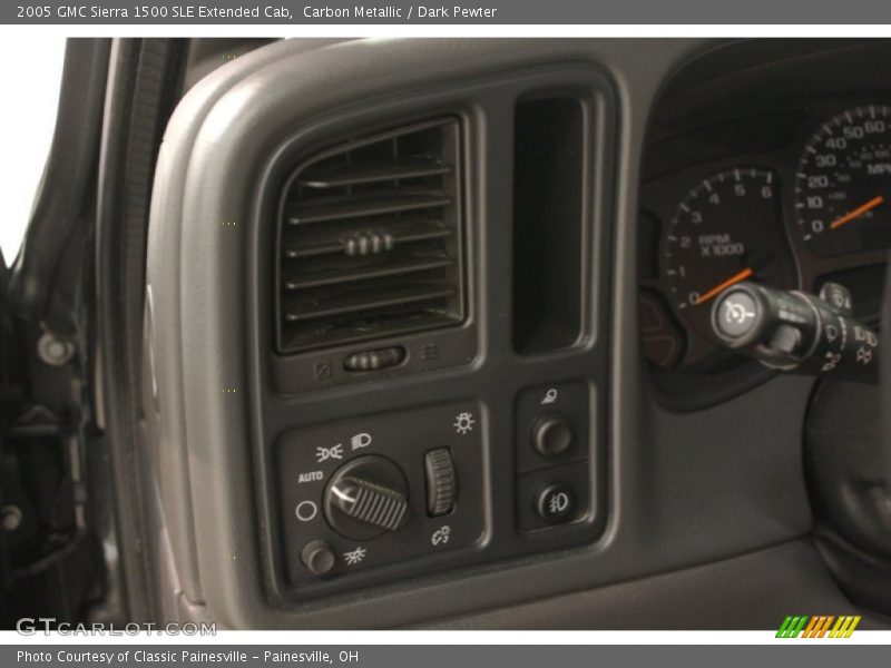Carbon Metallic / Dark Pewter 2005 GMC Sierra 1500 SLE Extended Cab