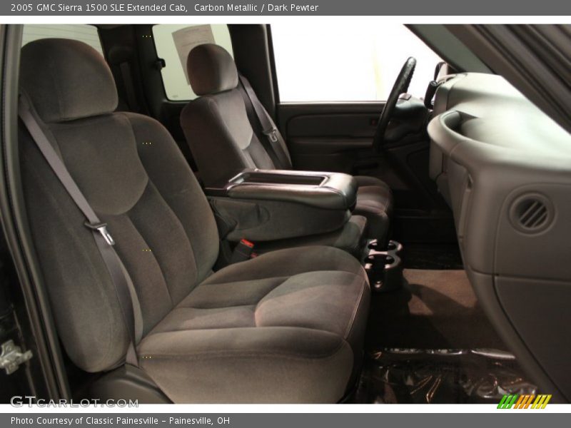 Carbon Metallic / Dark Pewter 2005 GMC Sierra 1500 SLE Extended Cab