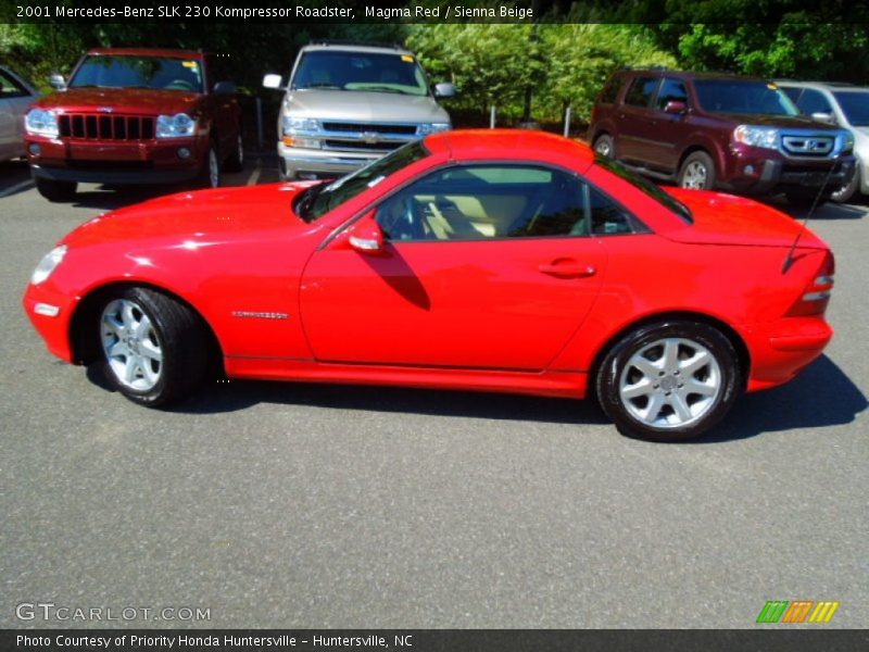  2001 SLK 230 Kompressor Roadster Magma Red