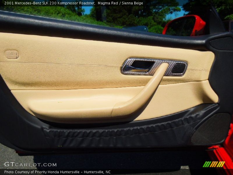 Magma Red / Sienna Beige 2001 Mercedes-Benz SLK 230 Kompressor Roadster