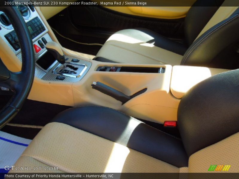 Magma Red / Sienna Beige 2001 Mercedes-Benz SLK 230 Kompressor Roadster