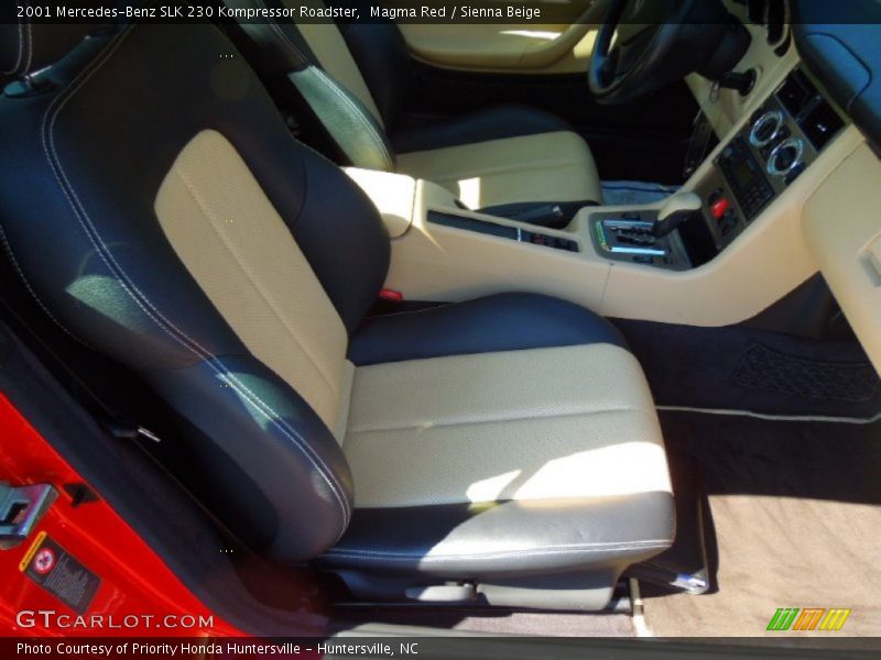 Magma Red / Sienna Beige 2001 Mercedes-Benz SLK 230 Kompressor Roadster