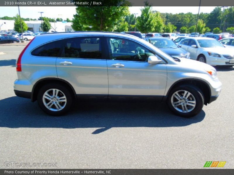 Alabaster Silver Metallic / Black 2010 Honda CR-V EX-L