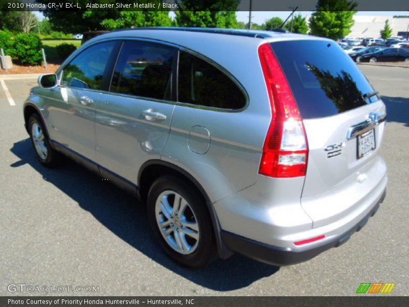 Alabaster Silver Metallic / Black 2010 Honda CR-V EX-L
