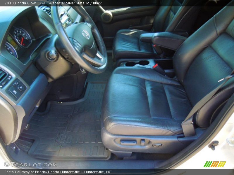 Alabaster Silver Metallic / Black 2010 Honda CR-V EX-L