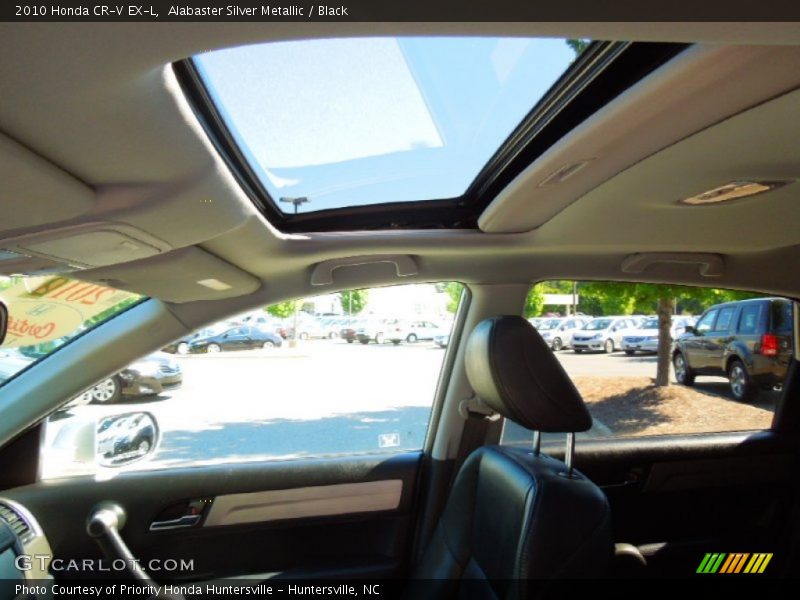 Alabaster Silver Metallic / Black 2010 Honda CR-V EX-L