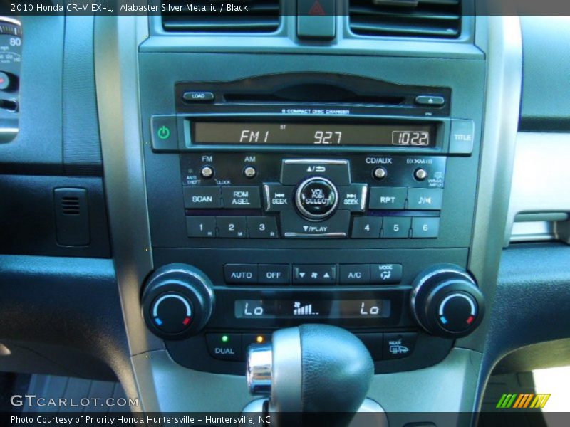 Alabaster Silver Metallic / Black 2010 Honda CR-V EX-L