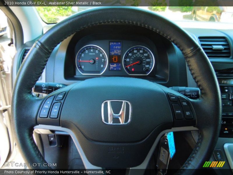 Alabaster Silver Metallic / Black 2010 Honda CR-V EX-L