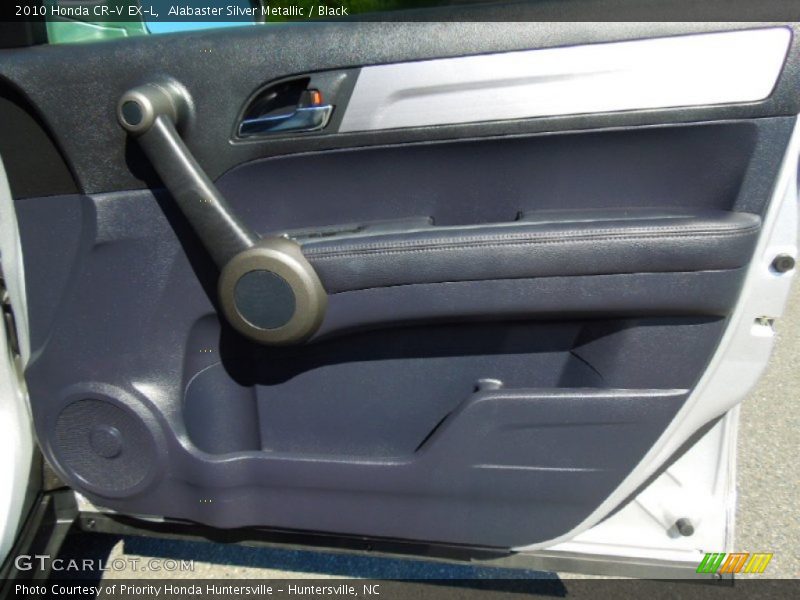 Alabaster Silver Metallic / Black 2010 Honda CR-V EX-L