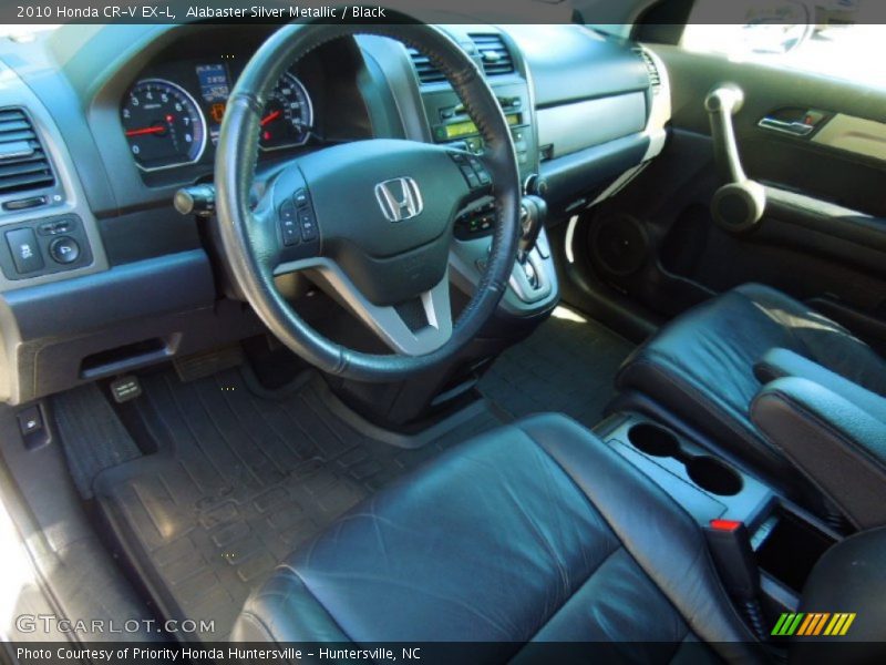Alabaster Silver Metallic / Black 2010 Honda CR-V EX-L