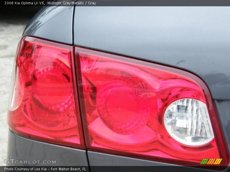 Midnight Gray Metallic / Gray 2008 Kia Optima LX V6