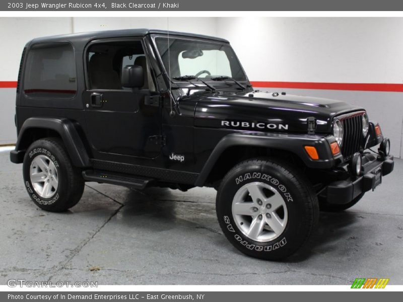 Black Clearcoat / Khaki 2003 Jeep Wrangler Rubicon 4x4