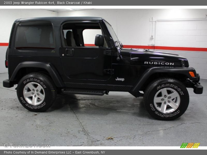 Black Clearcoat / Khaki 2003 Jeep Wrangler Rubicon 4x4