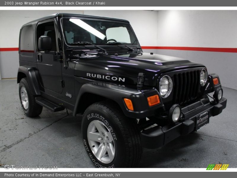 Black Clearcoat / Khaki 2003 Jeep Wrangler Rubicon 4x4