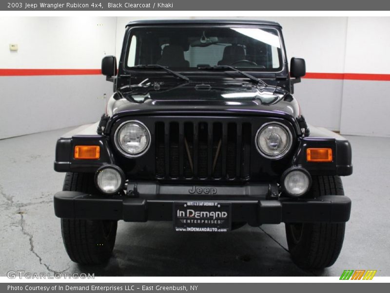 Black Clearcoat / Khaki 2003 Jeep Wrangler Rubicon 4x4