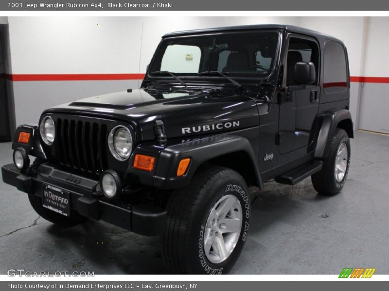 Black Clearcoat / Khaki 2003 Jeep Wrangler Rubicon 4x4