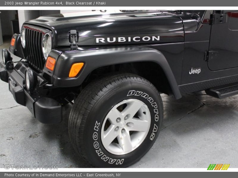 Black Clearcoat / Khaki 2003 Jeep Wrangler Rubicon 4x4