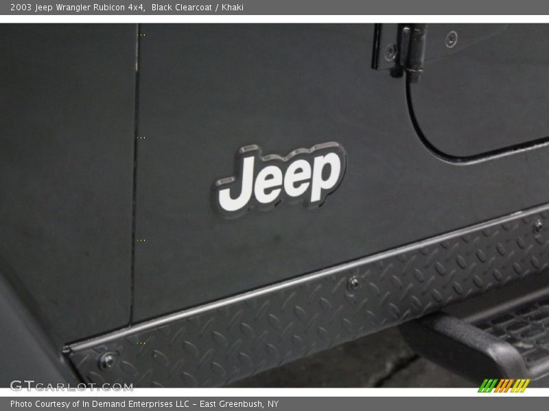 Black Clearcoat / Khaki 2003 Jeep Wrangler Rubicon 4x4