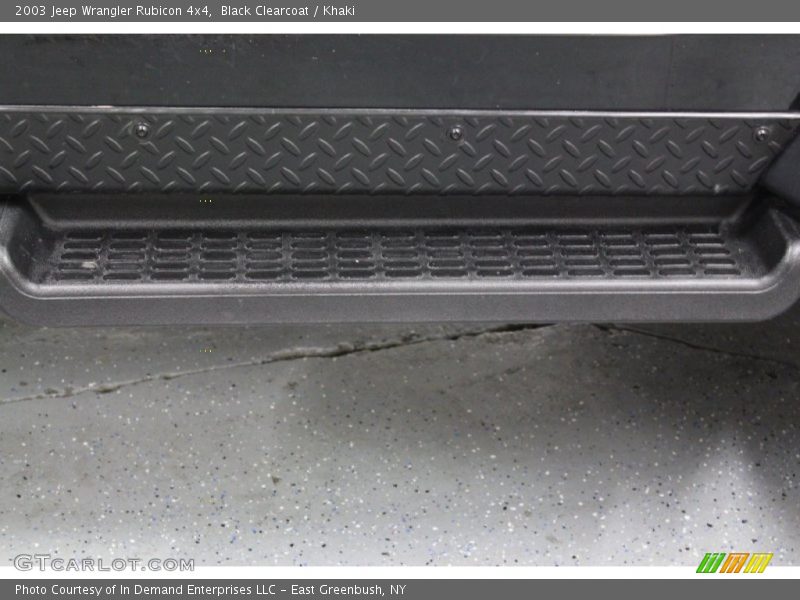 Black Clearcoat / Khaki 2003 Jeep Wrangler Rubicon 4x4