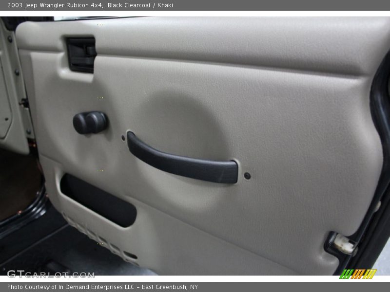 Black Clearcoat / Khaki 2003 Jeep Wrangler Rubicon 4x4