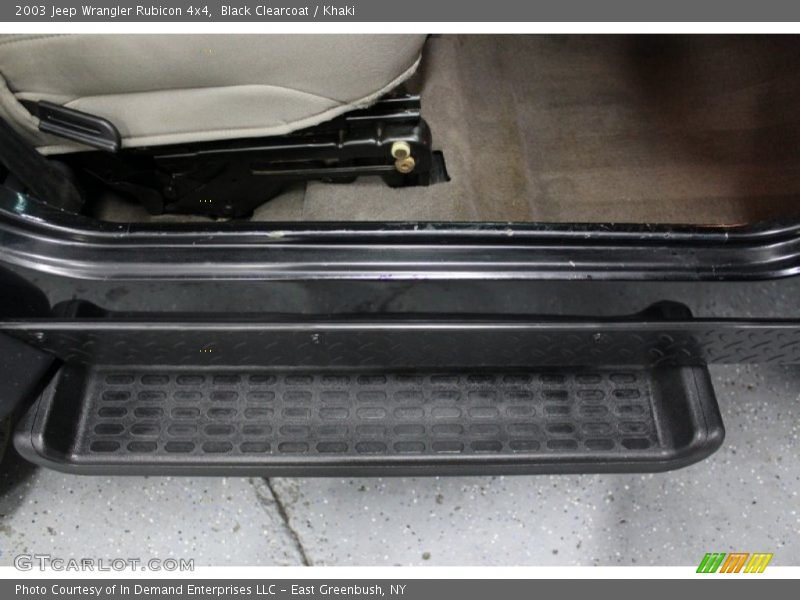 Black Clearcoat / Khaki 2003 Jeep Wrangler Rubicon 4x4