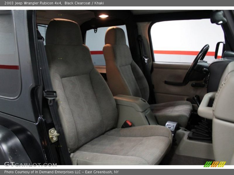 Black Clearcoat / Khaki 2003 Jeep Wrangler Rubicon 4x4
