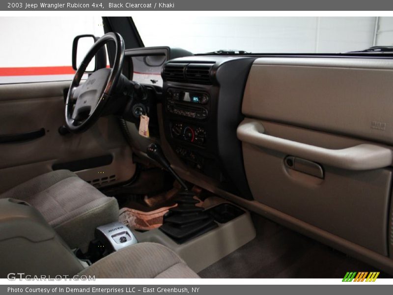Black Clearcoat / Khaki 2003 Jeep Wrangler Rubicon 4x4