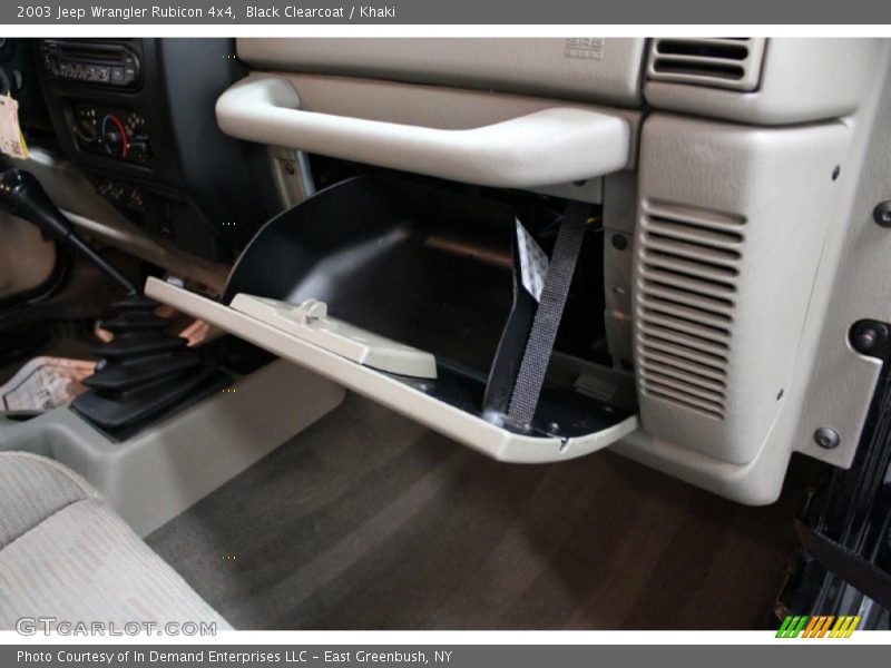 Black Clearcoat / Khaki 2003 Jeep Wrangler Rubicon 4x4