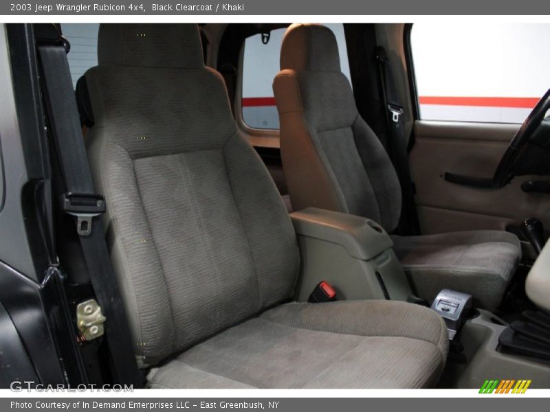 Black Clearcoat / Khaki 2003 Jeep Wrangler Rubicon 4x4