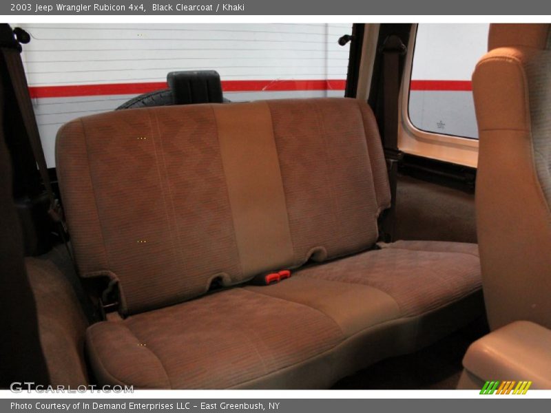 Black Clearcoat / Khaki 2003 Jeep Wrangler Rubicon 4x4