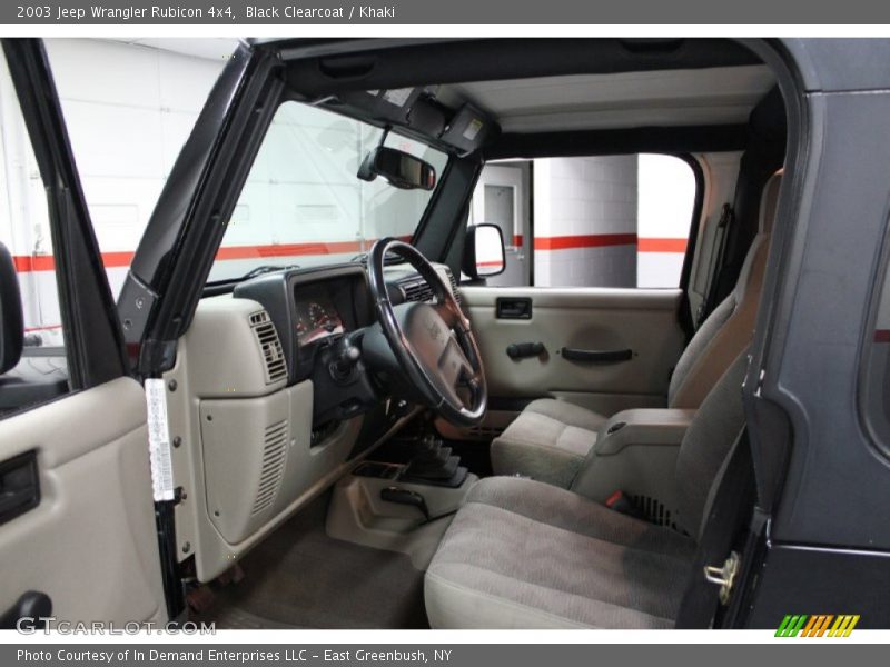 Black Clearcoat / Khaki 2003 Jeep Wrangler Rubicon 4x4