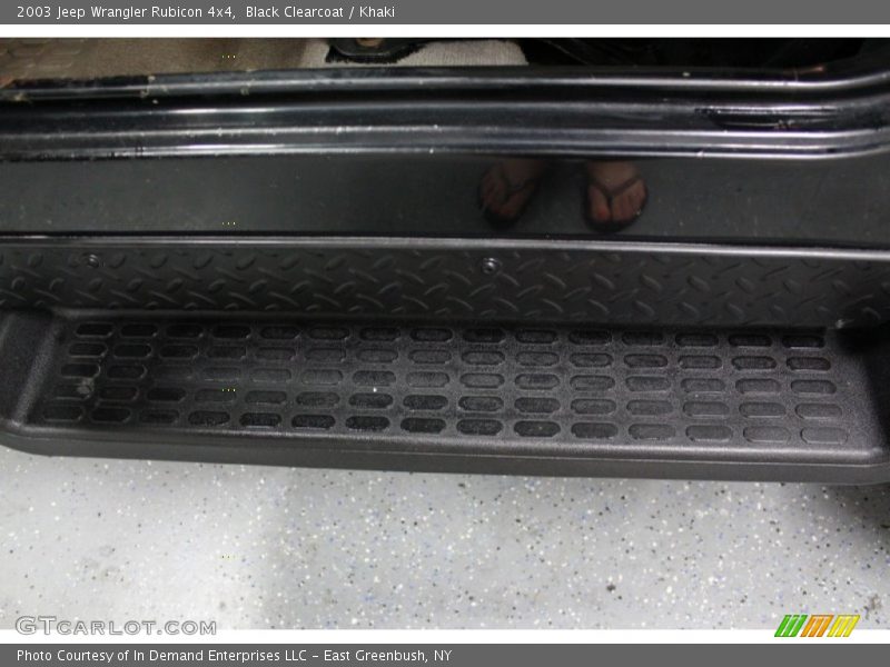 Black Clearcoat / Khaki 2003 Jeep Wrangler Rubicon 4x4