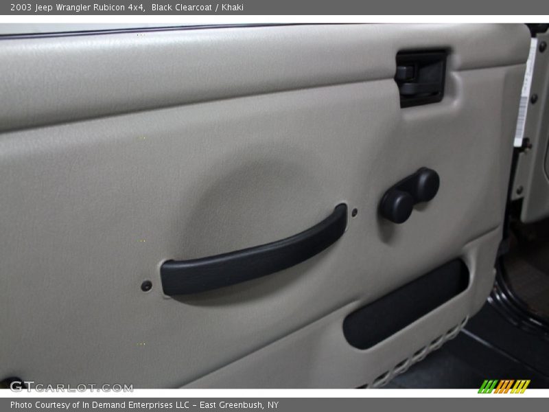 Black Clearcoat / Khaki 2003 Jeep Wrangler Rubicon 4x4