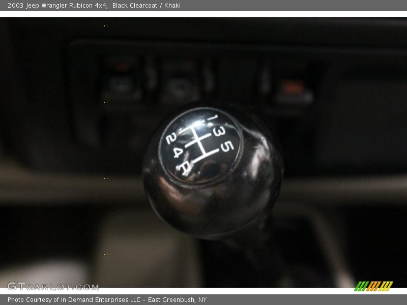 Black Clearcoat / Khaki 2003 Jeep Wrangler Rubicon 4x4