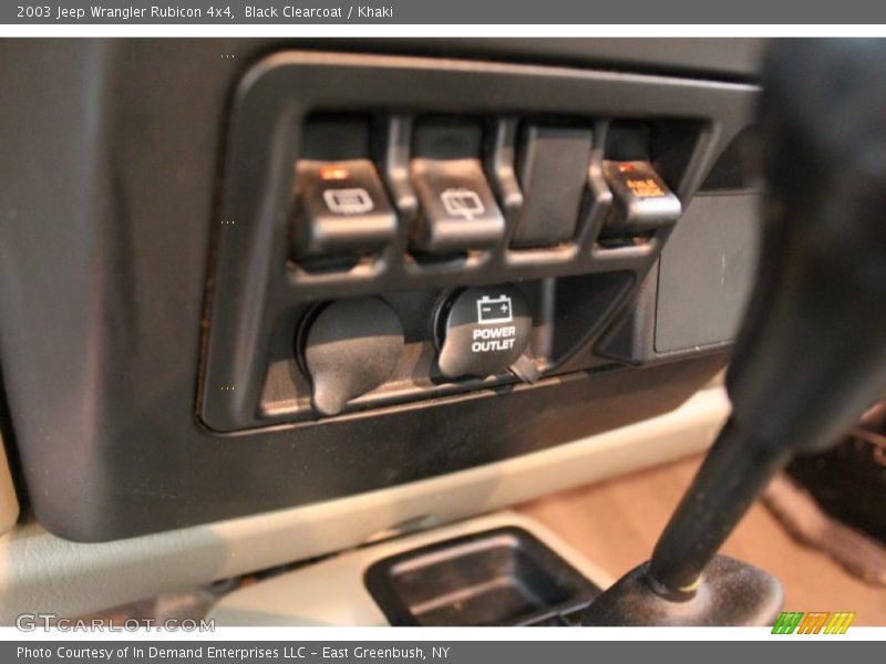 Black Clearcoat / Khaki 2003 Jeep Wrangler Rubicon 4x4