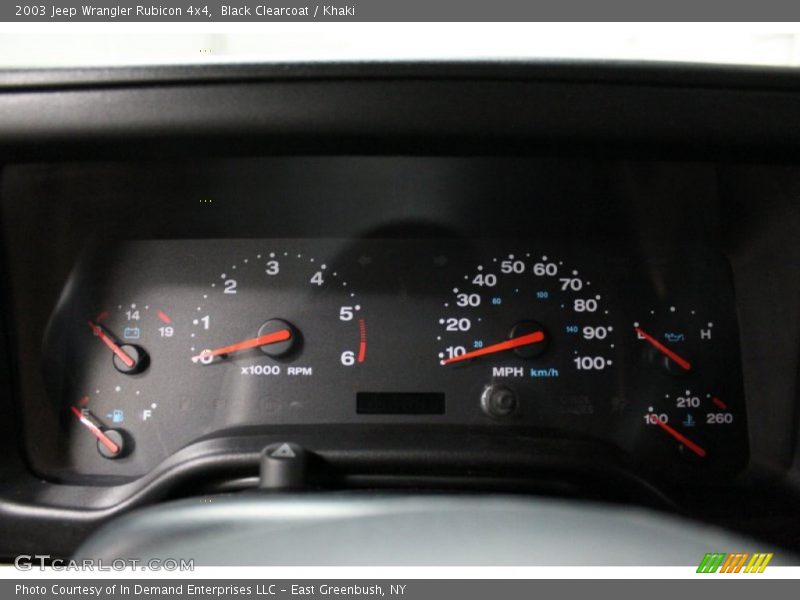 Black Clearcoat / Khaki 2003 Jeep Wrangler Rubicon 4x4