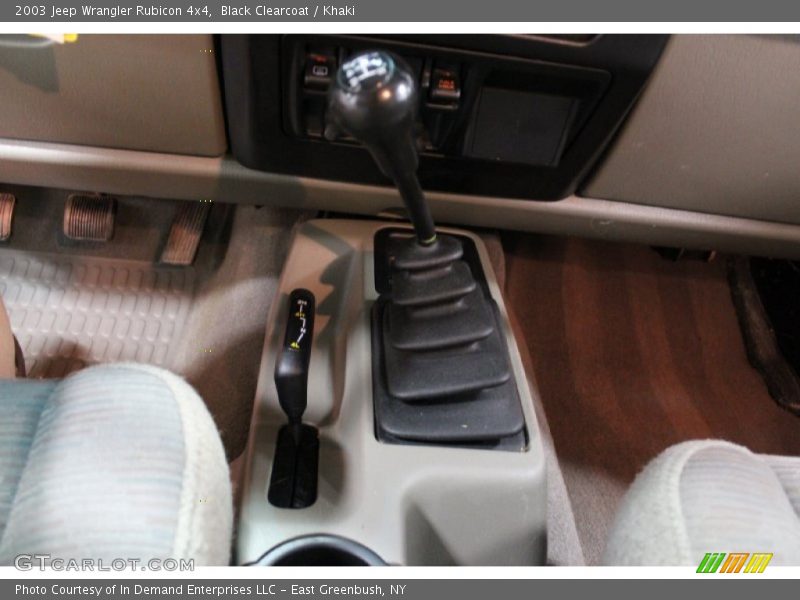 Black Clearcoat / Khaki 2003 Jeep Wrangler Rubicon 4x4