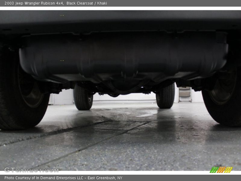 Black Clearcoat / Khaki 2003 Jeep Wrangler Rubicon 4x4